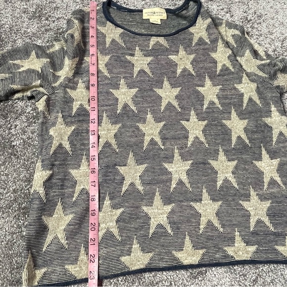 Denim & Supply Ralph Lauren Star Print Coastal Beach Knit Sweater Large - Picture 3 of 5